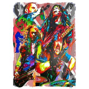 Pantera Dimebag Darrell Vinnie Paul Metal Music Poster Print Wall Art 18x24